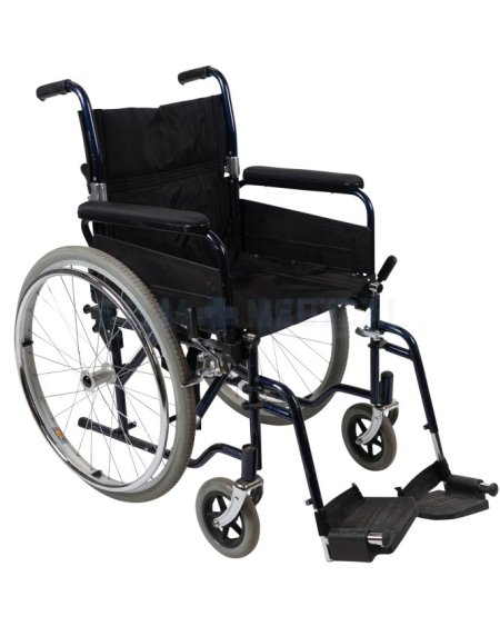 Dark Metallic Blue Contemporary Wheelchair